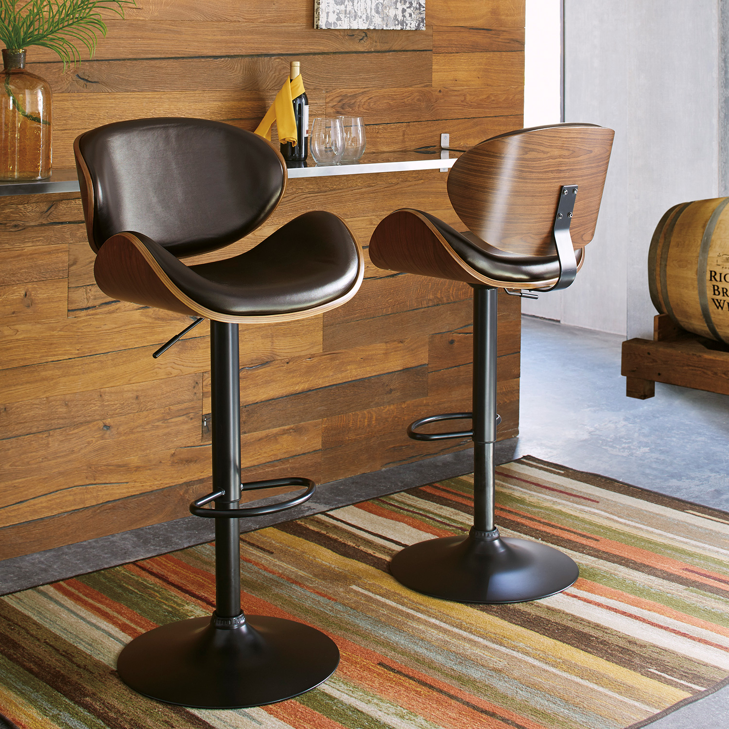 SILLA BAR GIRATORIO ASHLEY BELLATIER CURVA - 2