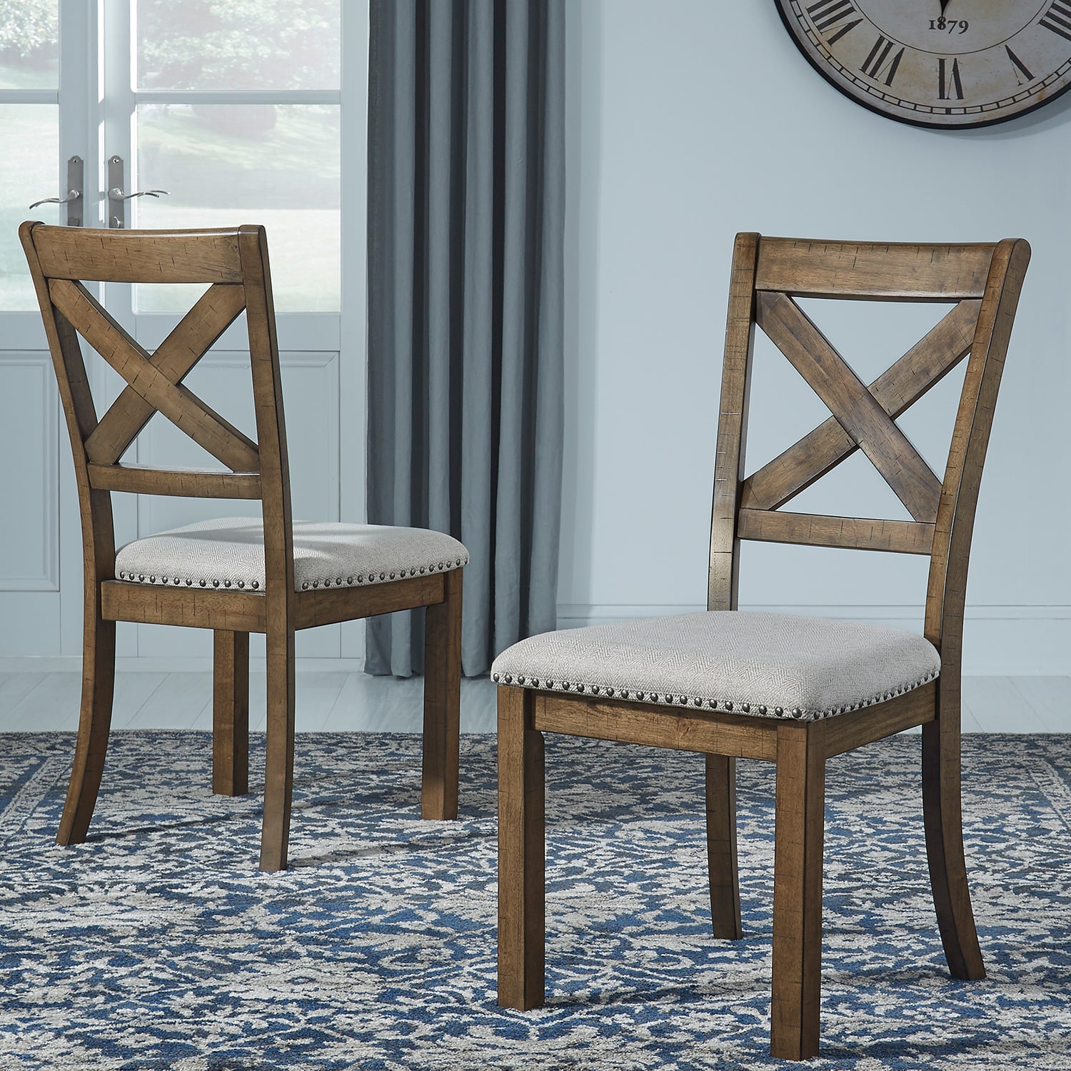 PAR DE SILLAS COMEDOR ASHLEY MORIVILLE - 2