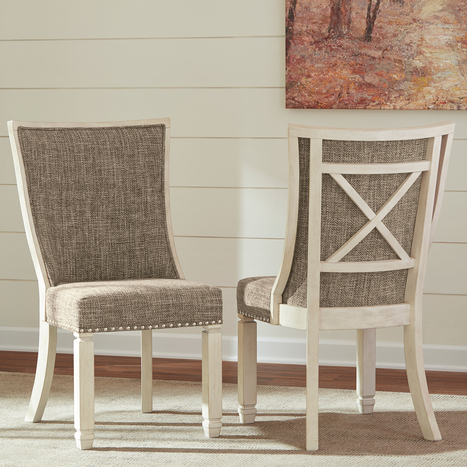 PAR DE SILLAS COMEDOR ASHLEY BOLANBURG - 2