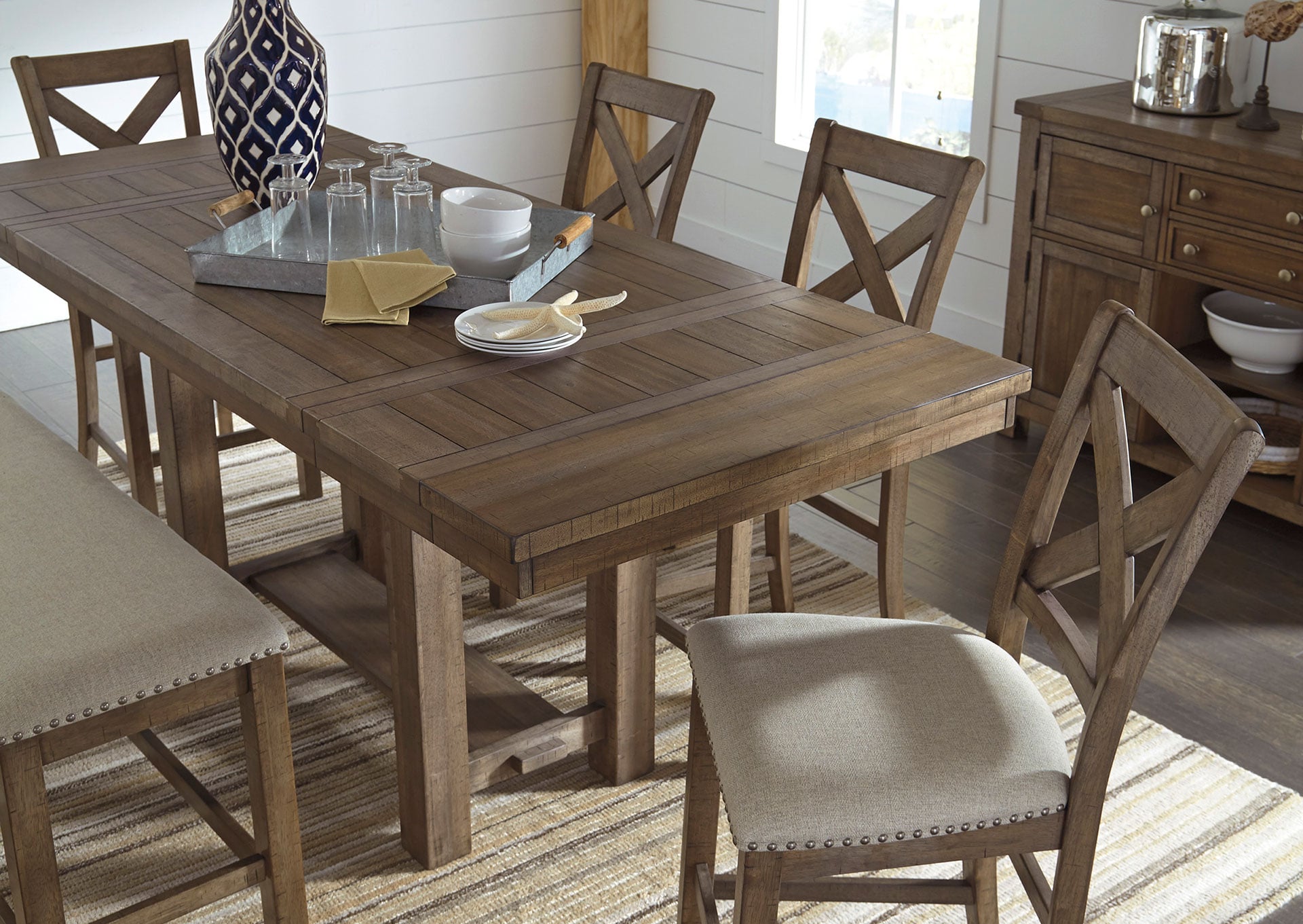 MESA COMEDOR ALTA MORIVILLE EXTENSIBLE - 3