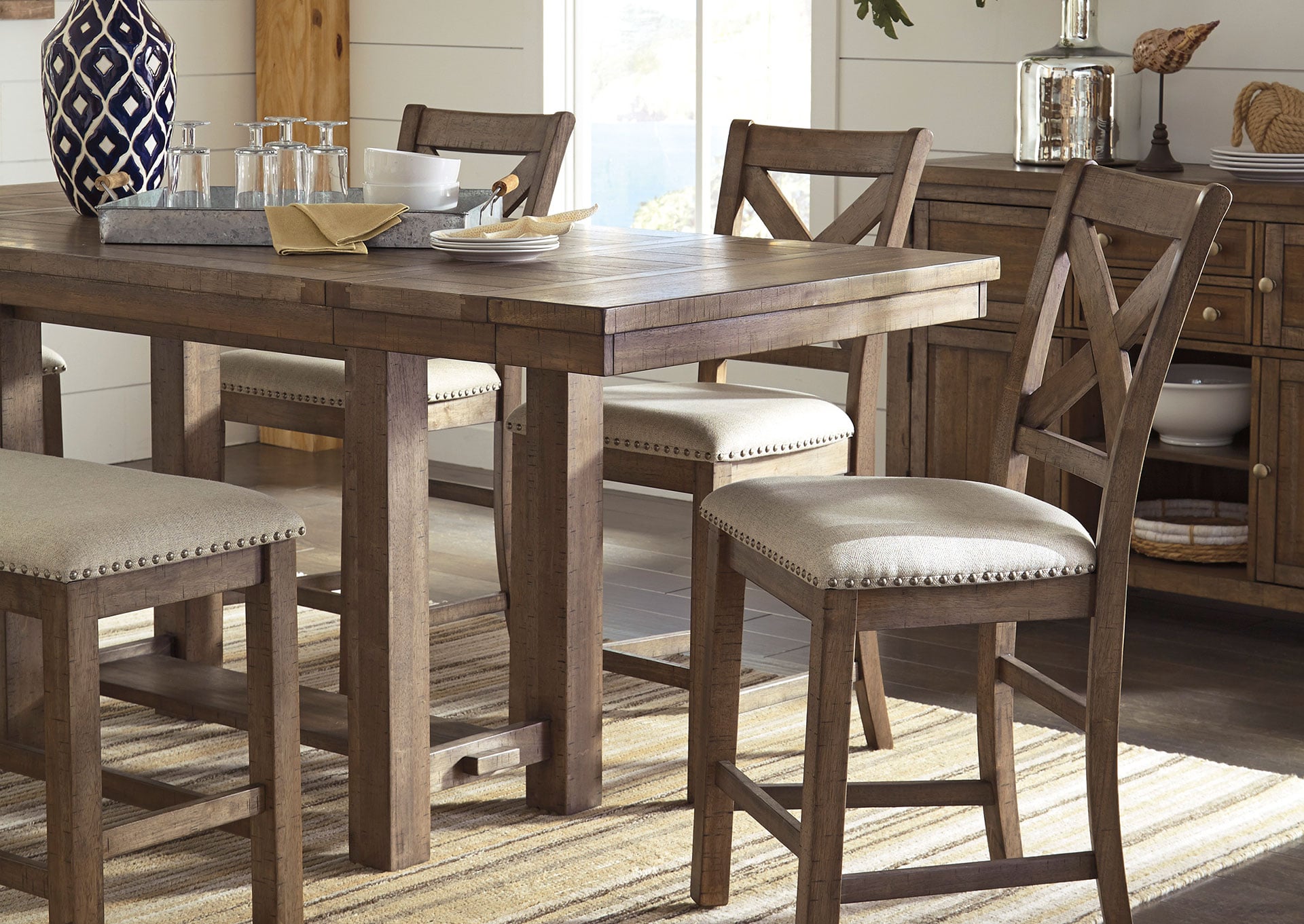 MESA COMEDOR ALTA MORIVILLE EXTENSIBLE - 4