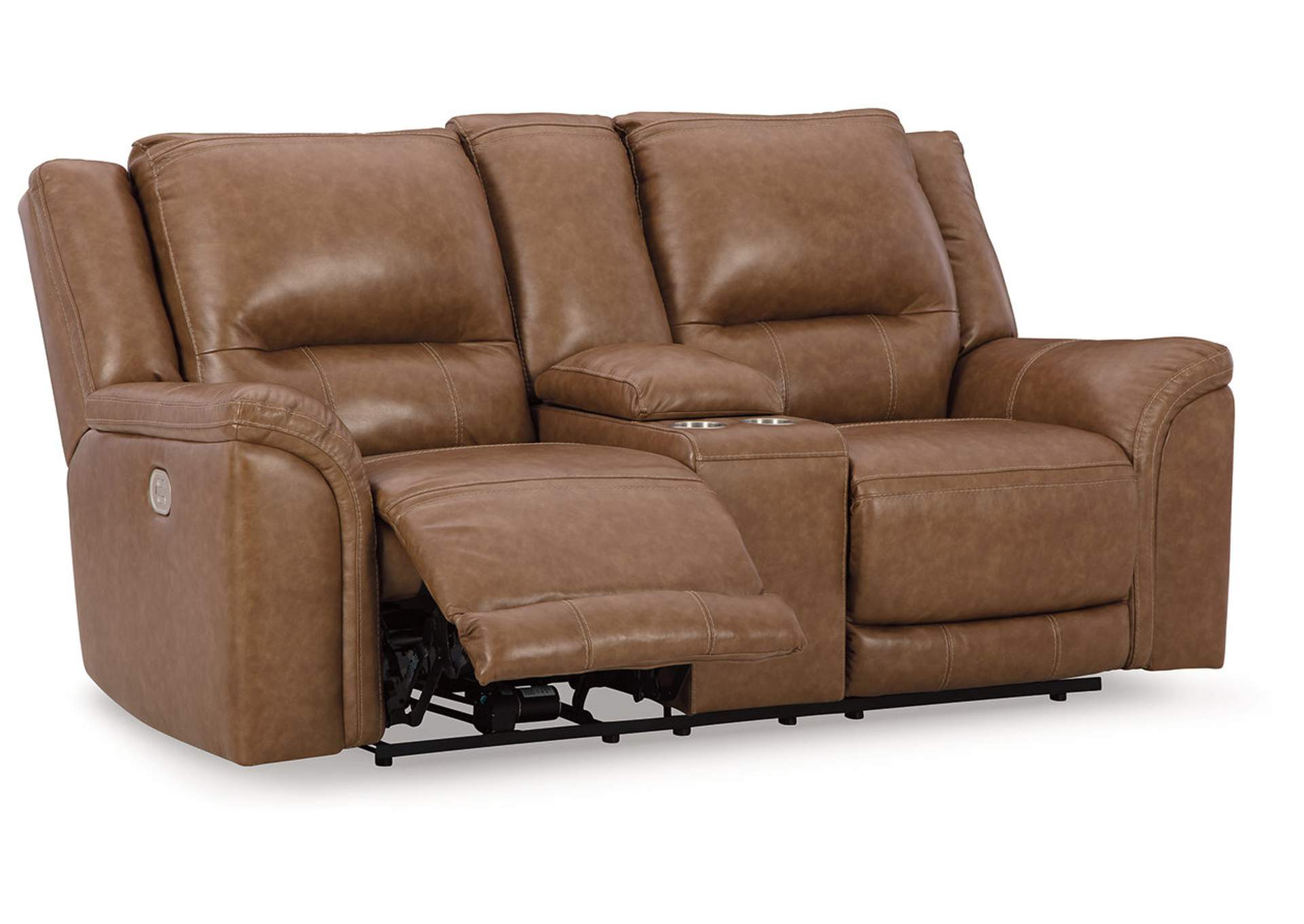 SOFA CUERO RECLINABLE 2 CUERPOS TRASIMENO - 4