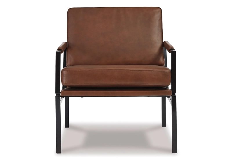 SITIAL CUERO PUCKMAN BROWN/SILVER FINISH - 3