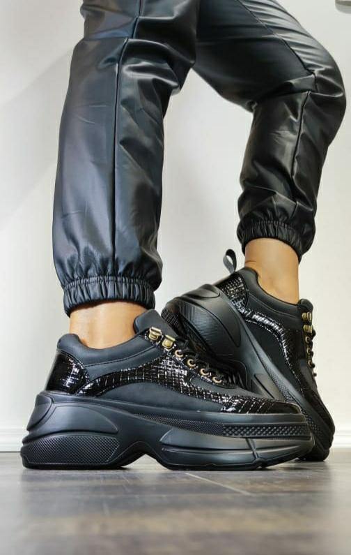 ZAPATILLAS MUJER PASTIK CASUALES NEGRO FORMA ANTO MININAS - 4
