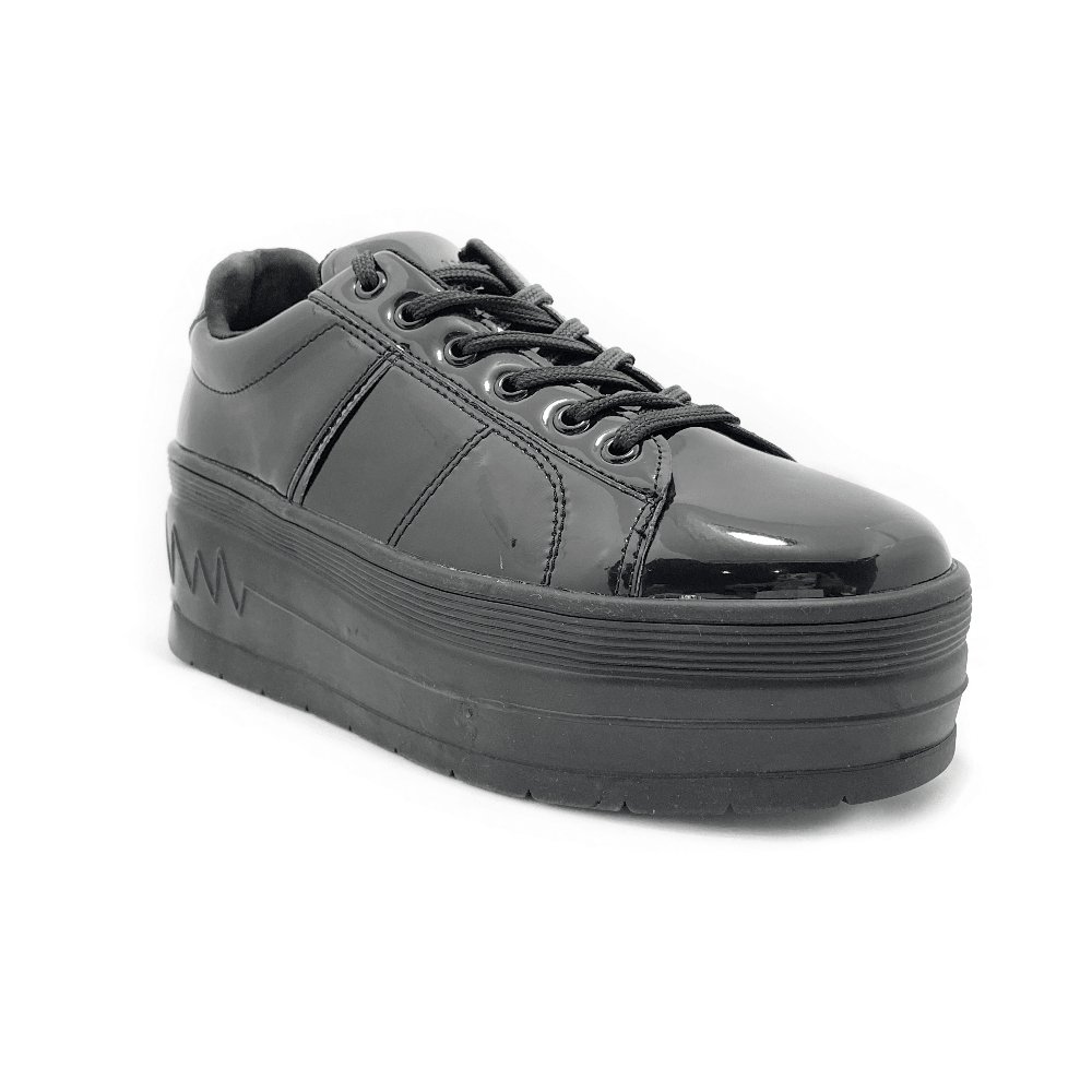 ZAPATILLAS MUJER PASTIK CASUALES NEGRO FORMA CHAROL CAMI - 2