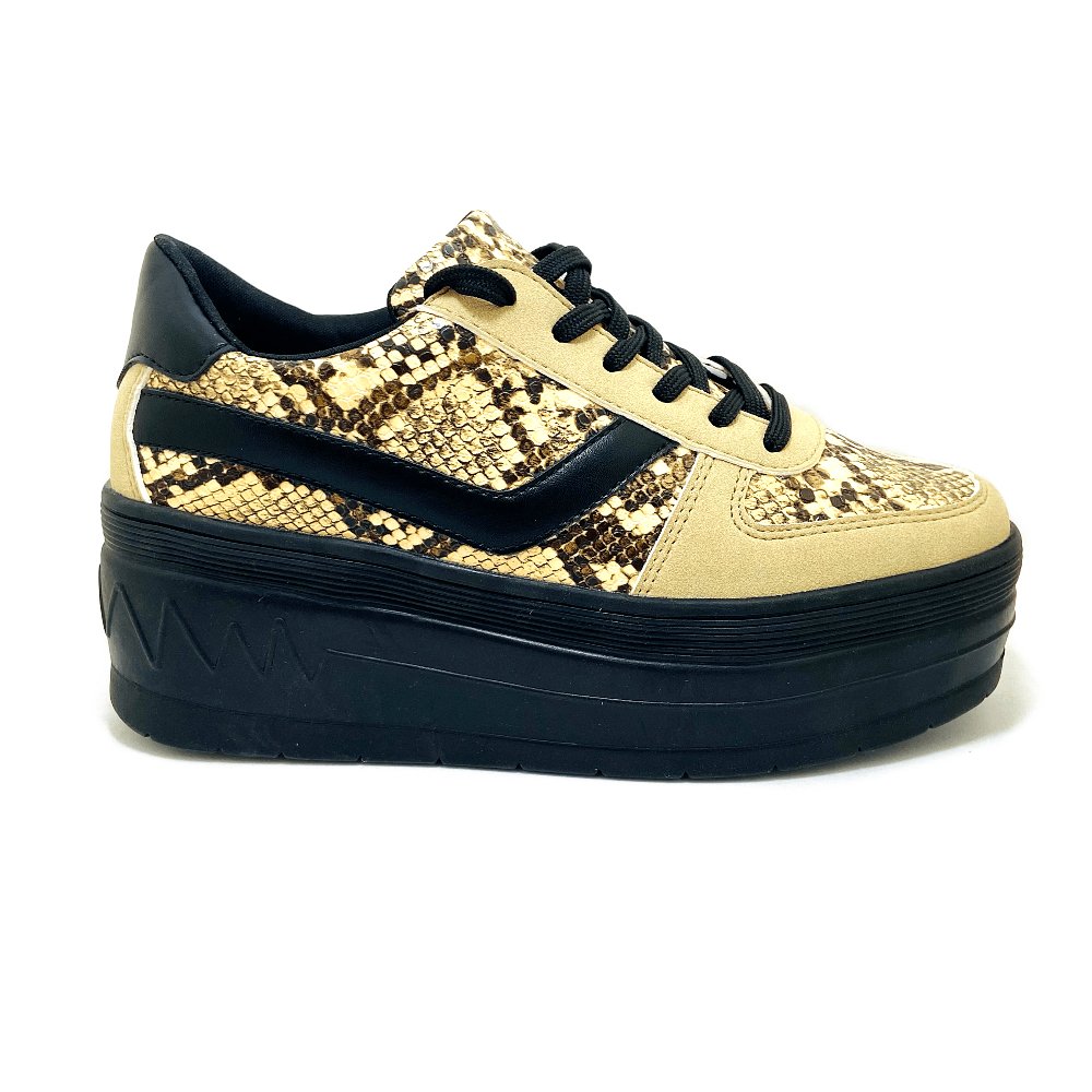ZAPATILLAS MUJER PASTIK CASUALES BEIGE FORMA PITU - 1