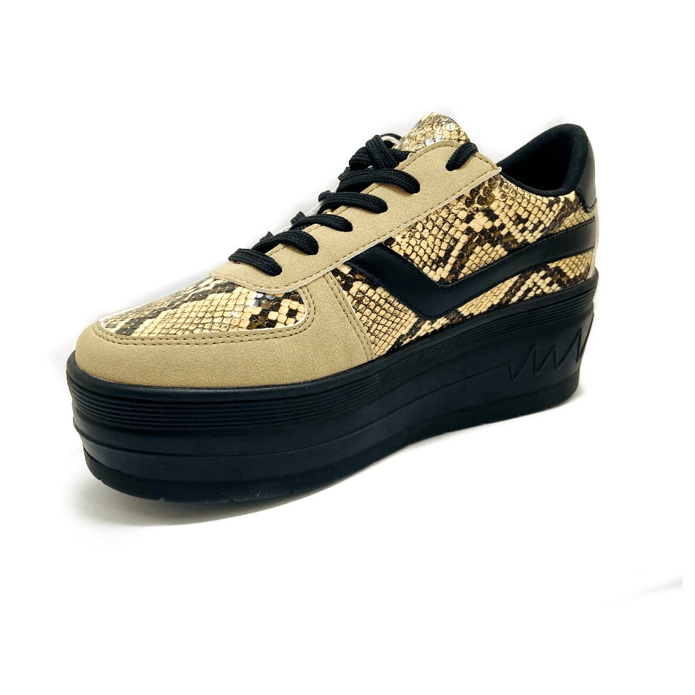 ZAPATILLAS MUJER PASTIK CASUALES BEIGE FORMA PITU - 2