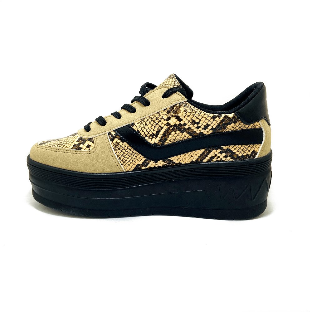 ZAPATILLAS MUJER PASTIK CASUALES BEIGE FORMA PITU - 3