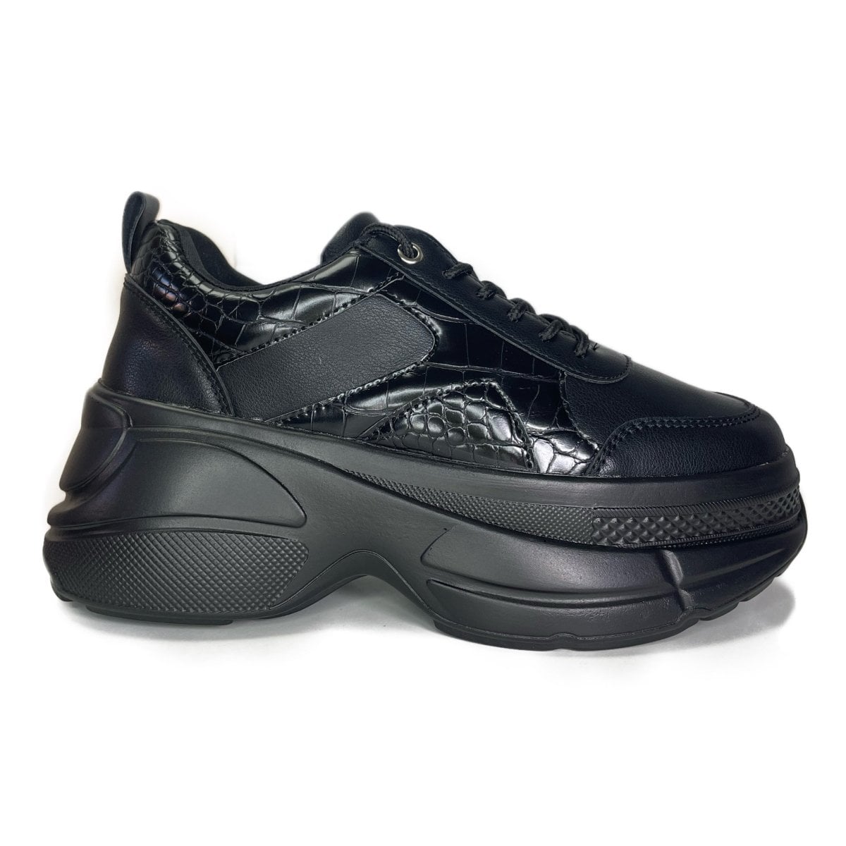 ZAPATILLA PLATAFORMA NEGRA LULA - 1