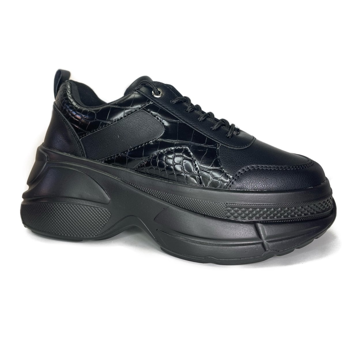 ZAPATILLA PLATAFORMA NEGRA LULA - 2