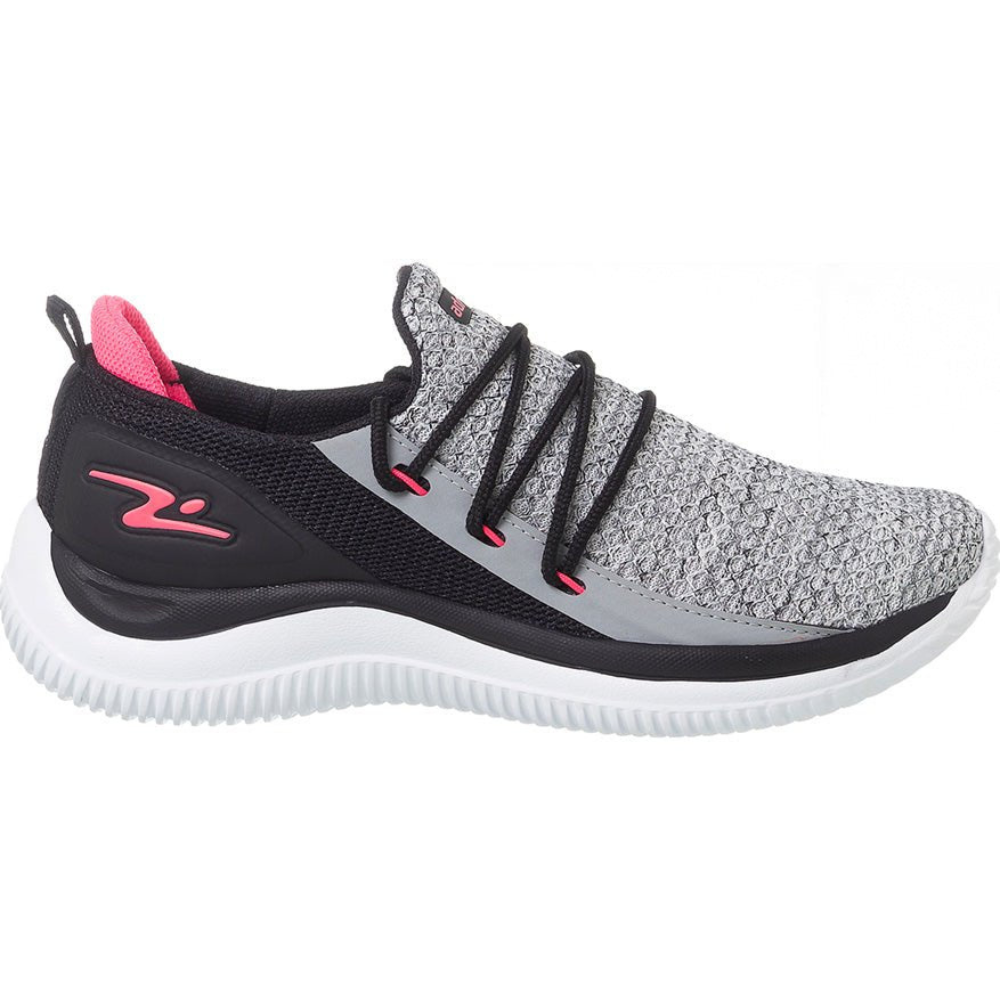 ZAPATILLA MUJER CENIZA NEGRO ROSA 8410 - 1