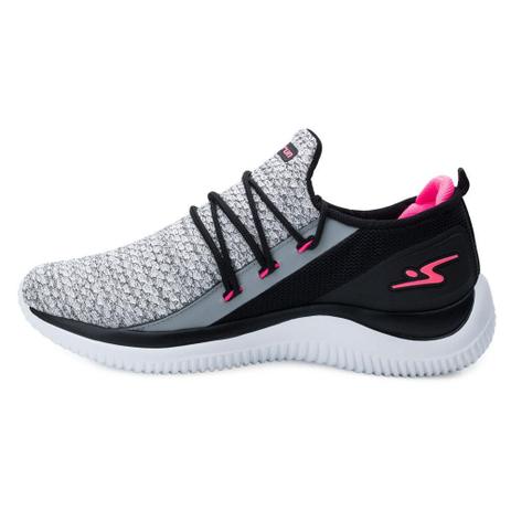 ZAPATILLA MUJER CENIZA NEGRO ROSA 8410 - 2