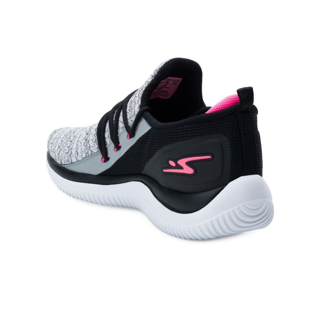 ZAPATILLA MUJER CENIZA NEGRO ROSA 8410 - 3