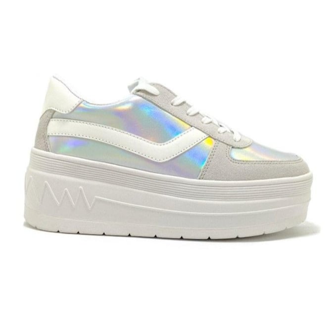 ZAPATILLA PLATAFORMA PITU SILVER - MININAS - 2