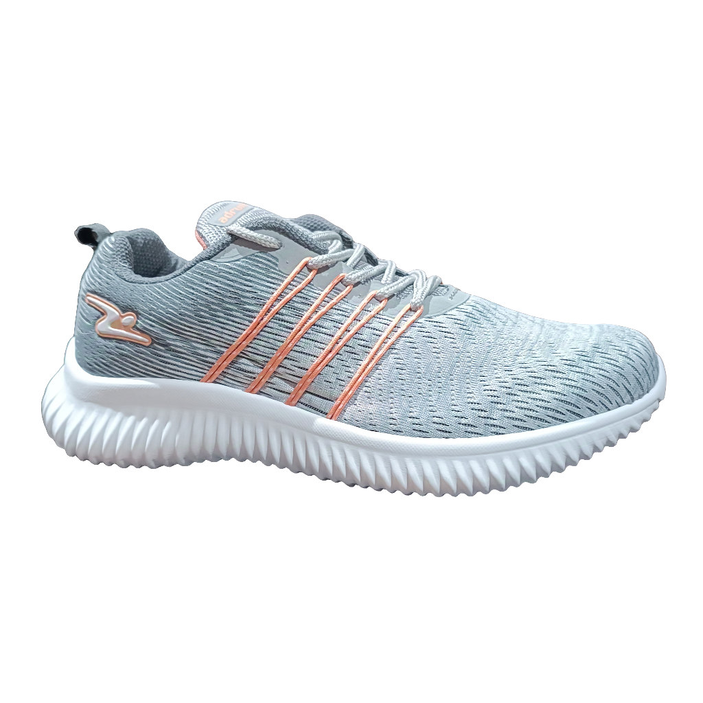 ZAPATILLA DEPORTIVA MUJER GRIS SALMÓN 8711. - 1