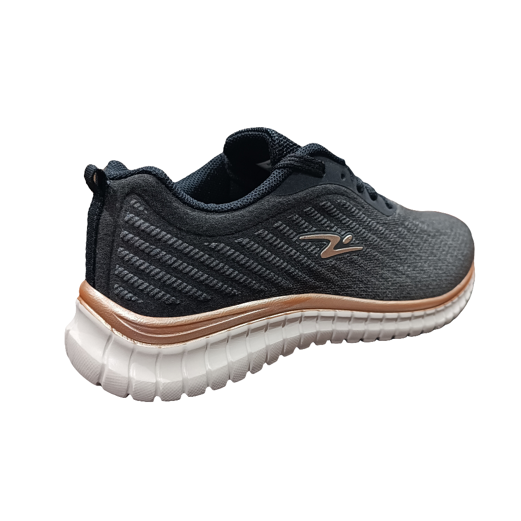 ZAPATILLA DEPORTIVA MUJER ADRUN  NEGRO BRONCE - 3