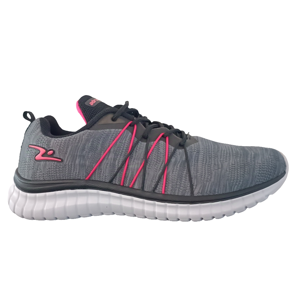 ZAPATILLA DEPORTIVA MUJER GRAFITO NEGRO ROSA 8619 - 1