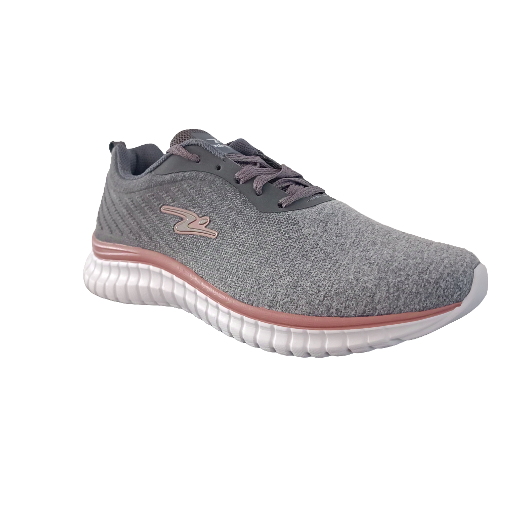 ZAPATILLA DEPORTIVA MUJER CENIZA ROSA 8614 - 1