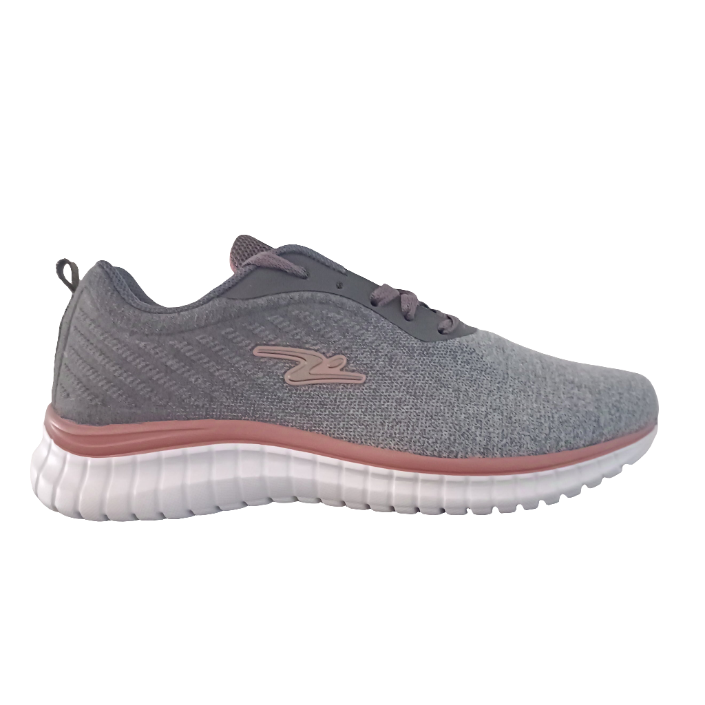 ZAPATILLA DEPORTIVA MUJER CENIZA ROSA 8614 - 3