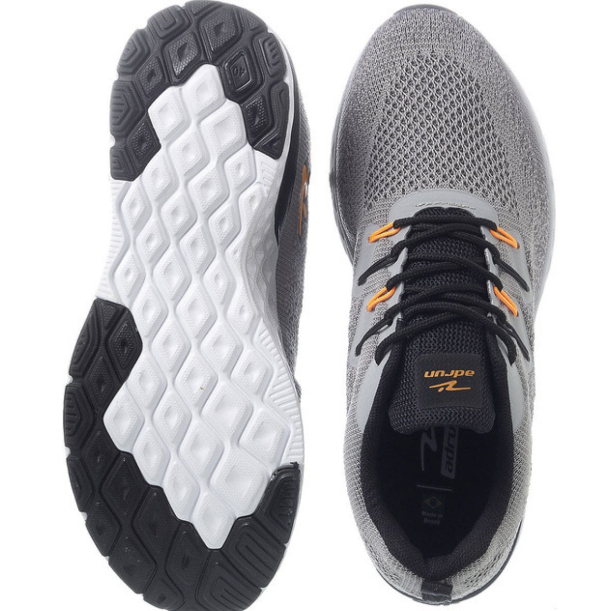 ZAPATILLA DEPORTIVA HOMBRE CENIZA NARANJA 7811 - 5