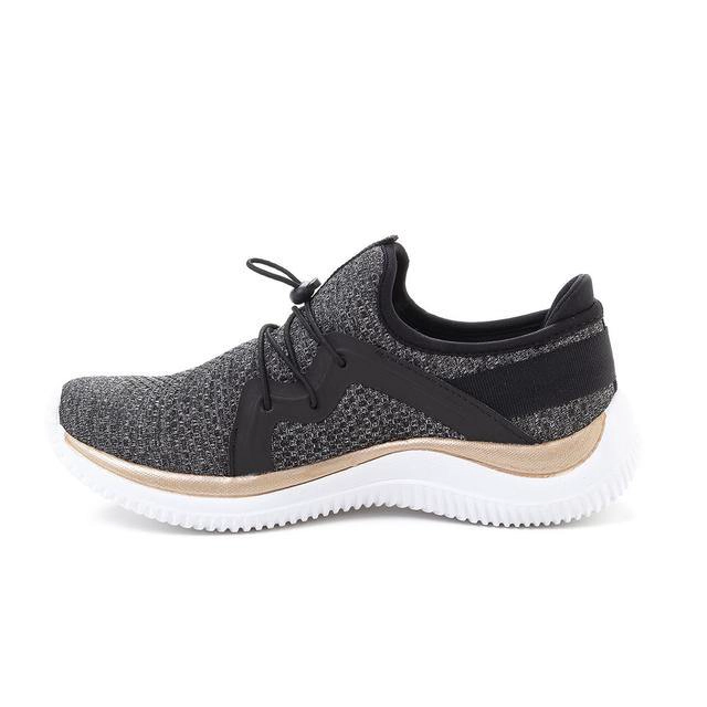 ZAPATILLA DEPORTIVA MUJER GOLD WALK NEGRO 8408. - 4
