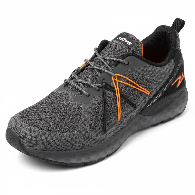 ZAPATILLA HOMBRE DEPORTIVA GRAFITO NARANJA 7812 - 2