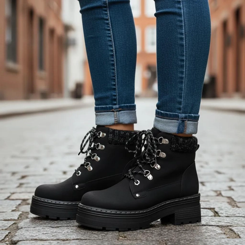 BOTIN URBANO DE PLATAFORMA- ESTILO ROBUSTO Y MAXIMO CONFORT TE RMICO - 1