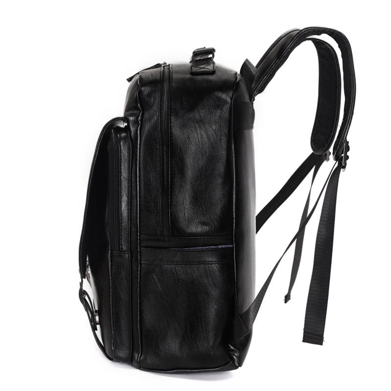 MOCHILA MOVAC URBAN PORTA NOTEBOOK DE CUERO ECOLÓGICO IMPERMEABLE DE GRAN CAPACIDAD - 4