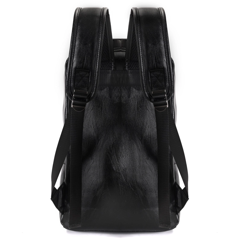 MOCHILA MOVAC URBAN PORTA NOTEBOOK DE CUERO ECOLÓGICO IMPERMEABLE DE GRAN CAPACIDAD - 6