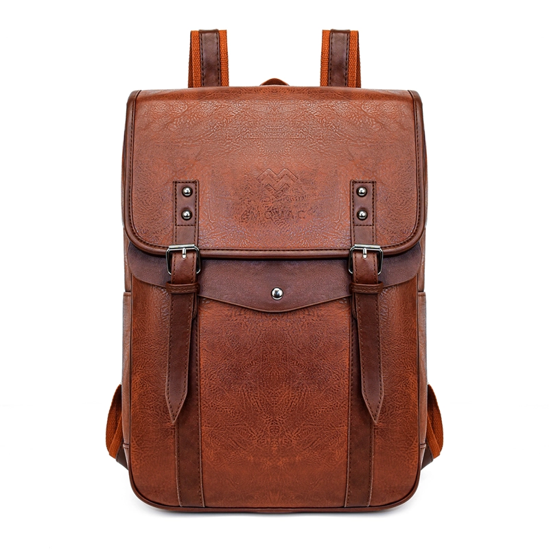 MOCHILA MOVAC SUPREME ELEGANTE DE CUERO PU IMPERMEABLE DE GRAN CAPACIDAD - 2