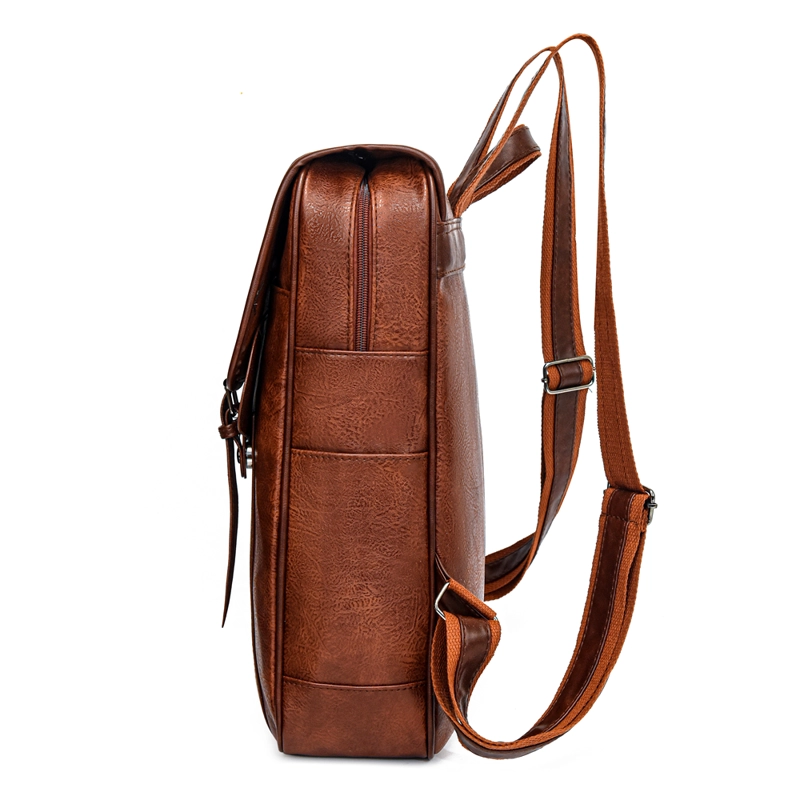 MOCHILA MOVAC SUPREME ELEGANTE DE CUERO PU IMPERMEABLE DE GRAN CAPACIDAD - 3