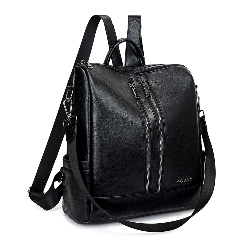 MOCHILA BOLSO PARA MUJER DE MATERIAL CUERO PU IMPERMEABLE - 5