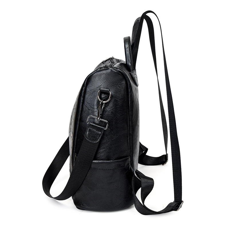 MOCHILA BOLSO PARA MUJER DE MATERIAL CUERO PU IMPERMEABLE - 7