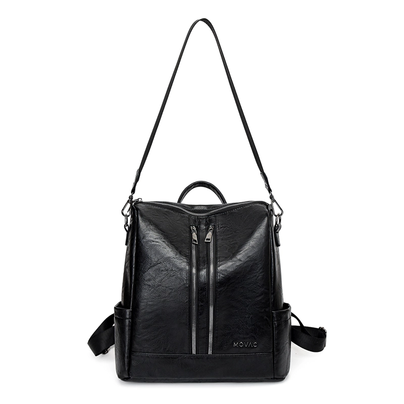 MOCHILA BOLSO PARA MUJER DE MATERIAL CUERO PU IMPERMEABLE - 10