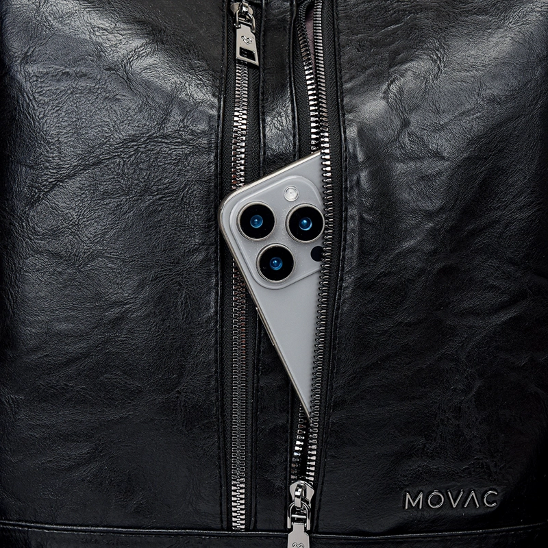 MOCHILA BOLSO PARA MUJER DE MATERIAL CUERO PU IMPERMEABLE - 11