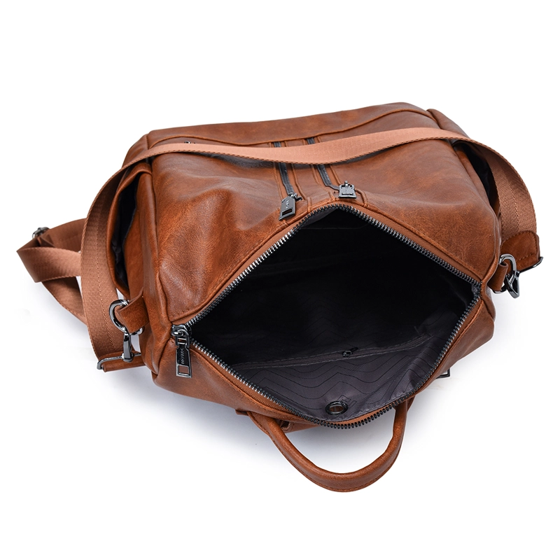 MOCHILA BOLSO PARA MUJER DE MATERIAL CUERO PU IMPERMEABLE - 9