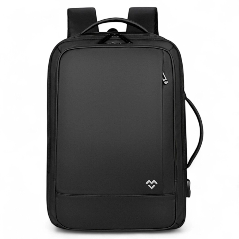 MOCHILA MOVAC ESSNECE ANTIRROBO IMPERMEABLE UNISEX GRAN CAPACIDAD PUERTO USB - 3