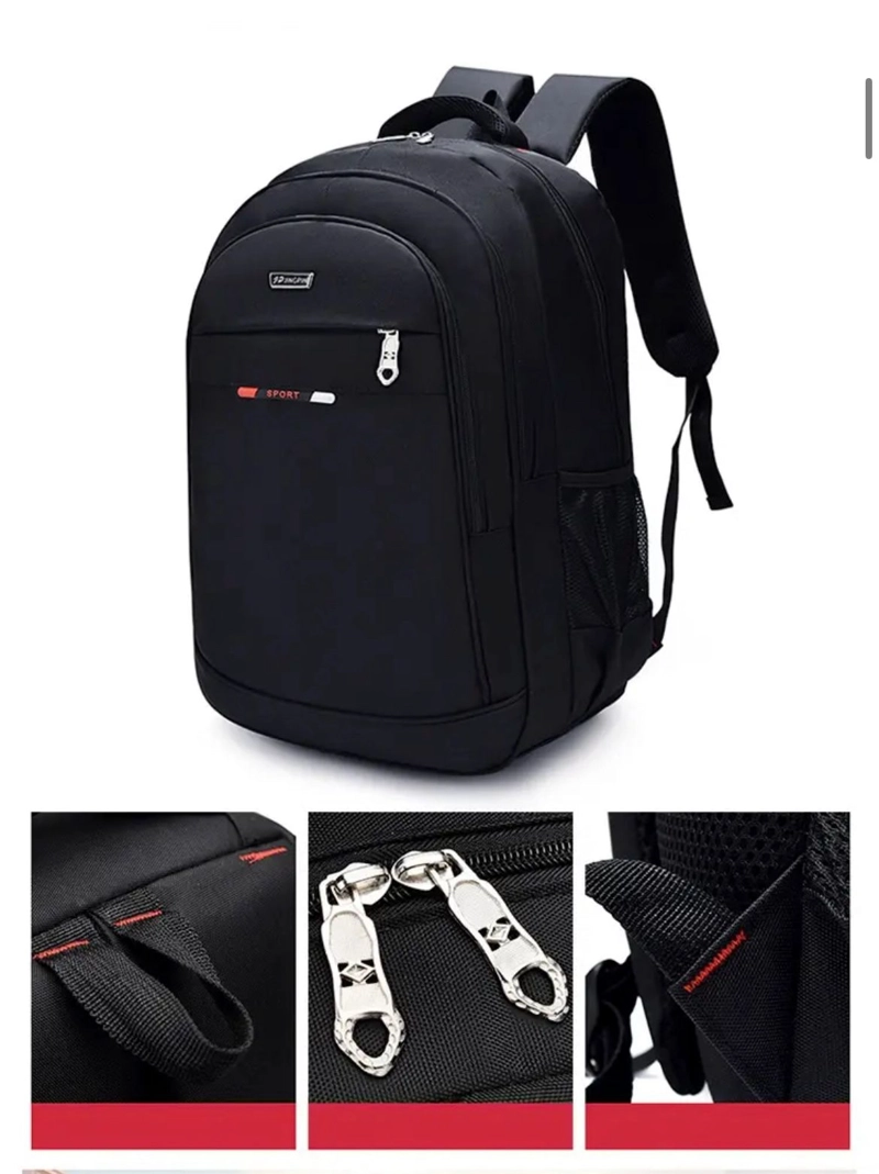 MOCHILA ESCOLAR UNIVERSITARIA IMPERMEABLE GRAN CAPACIDAD NOTEBOOK - 9