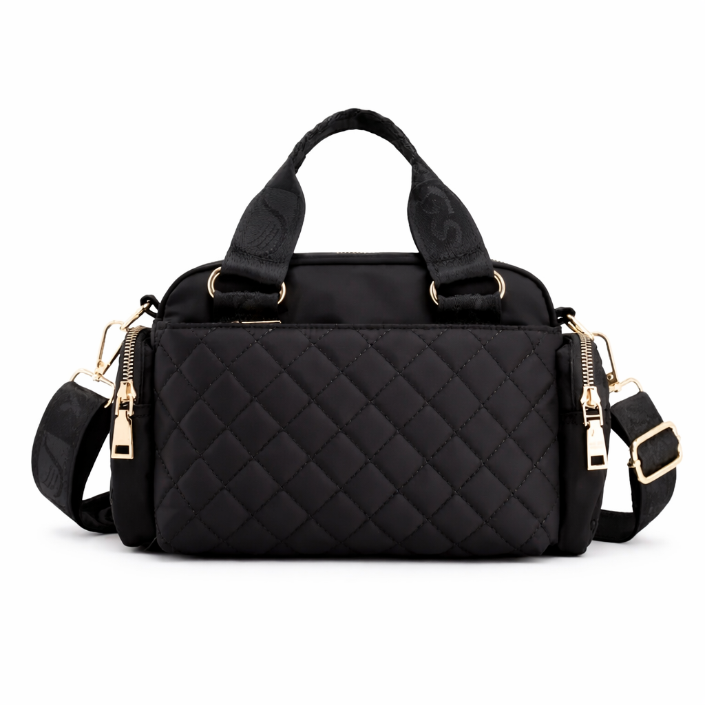 BOLSO BANDOLERA CARTERA DE MUJER USÓ HOMBRO Y MANO GRAN CAPACIDAD - 3