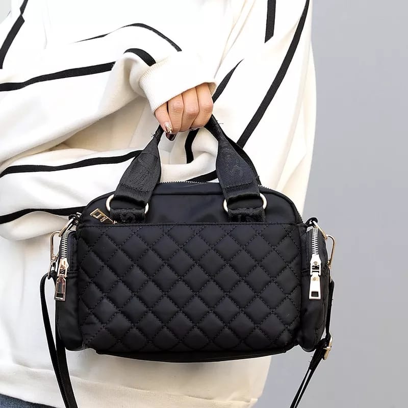 BOLSO BANDOLERA CARTERA DE MUJER USÓ HOMBRO Y MANO GRAN CAPACIDAD - 8