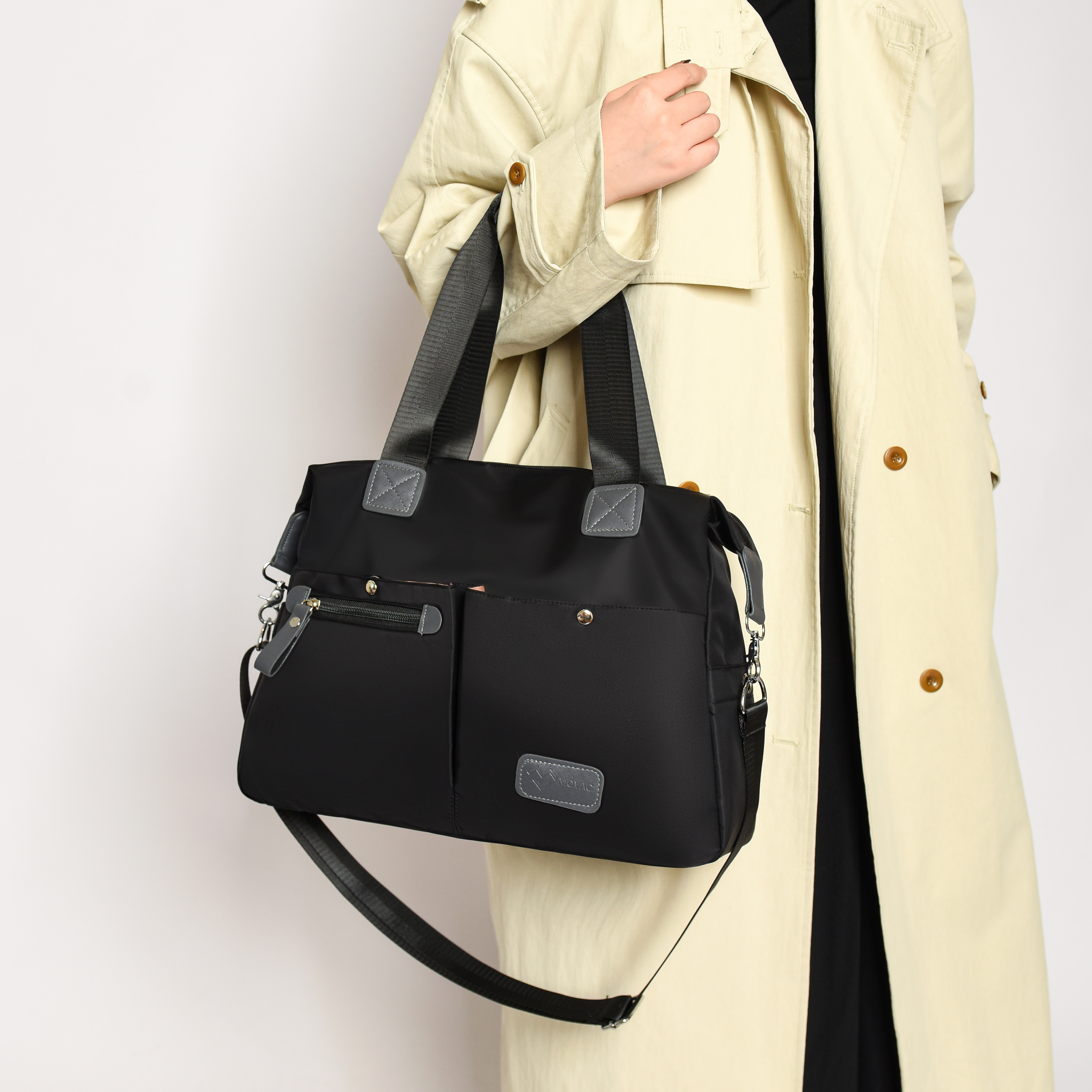 BOLSO BANDOLERA MOVAC DAILY DE MUJER IMPERMEABLE GRAN CAPACIDAD - 4