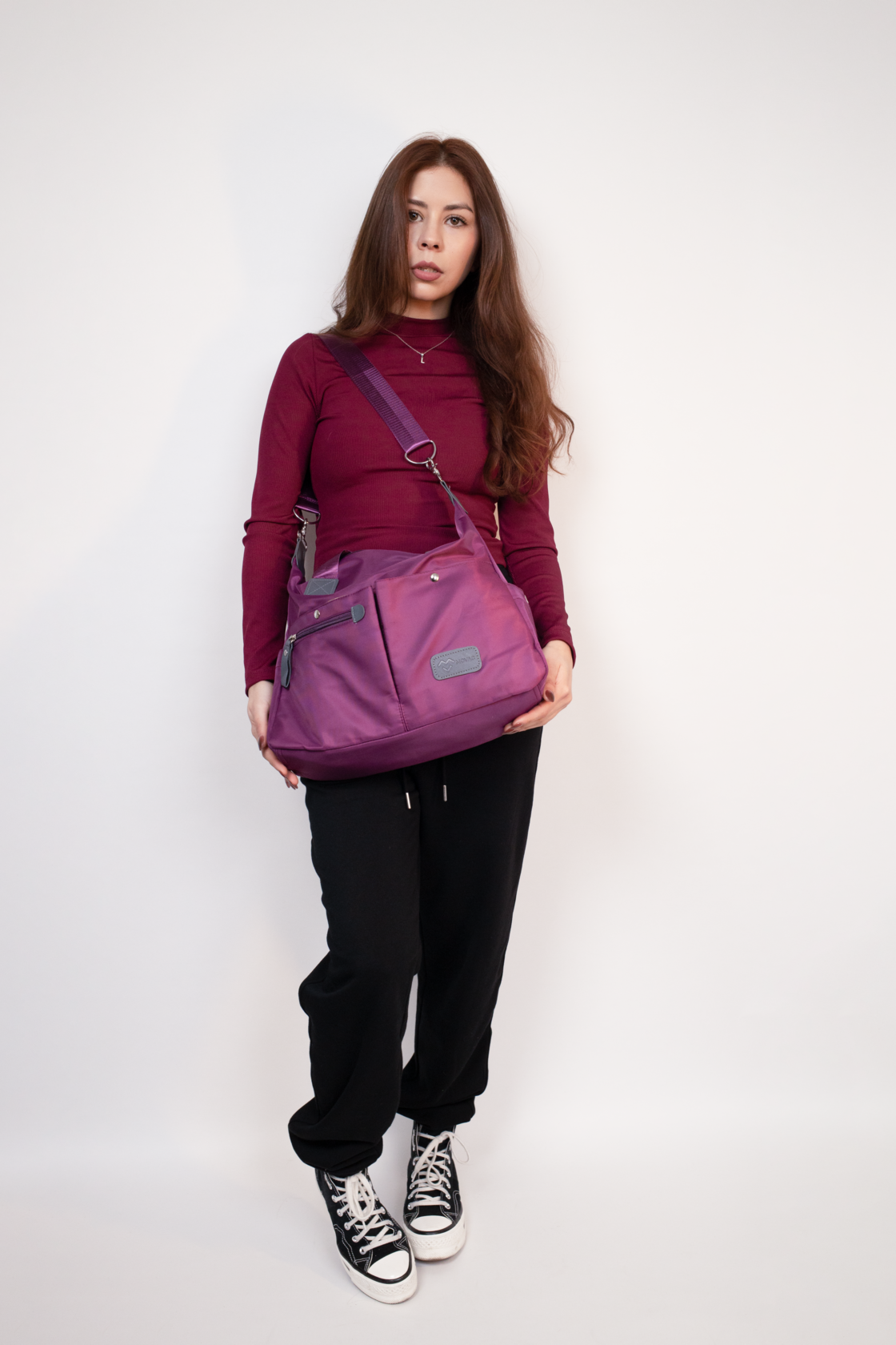 BOLSO BANDOLERA MOVAC DAILY DE MUJER IMPERMEABLE GRAN CAPACIDAD - 8