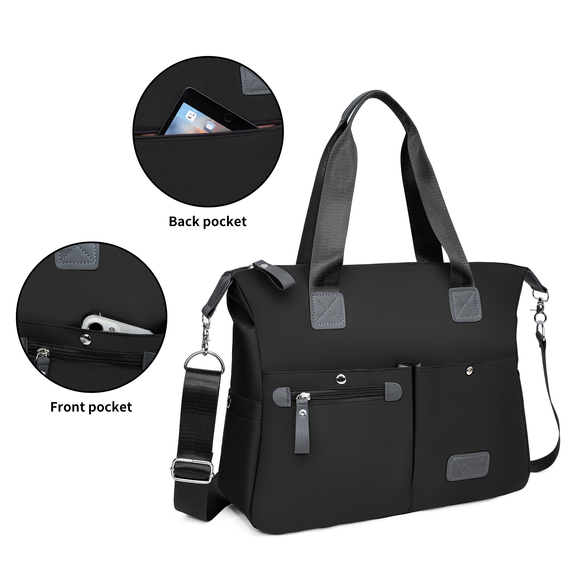 BOLSO BANDOLERA MOVAC DAILY DE MUJER IMPERMEABLE GRAN CAPACIDAD - 8
