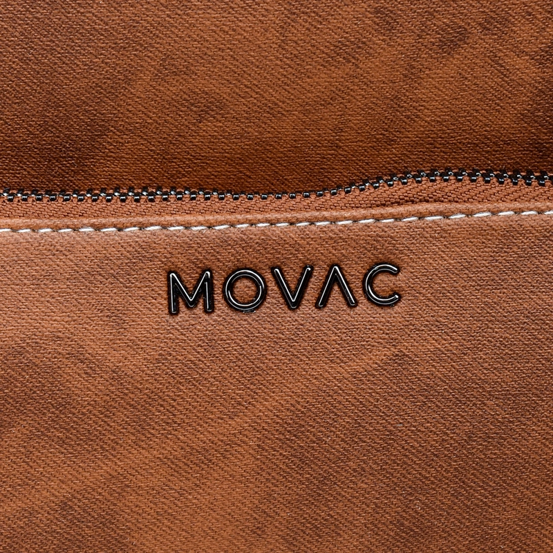 MOCHILA CARTERA MOVAC DUOSTYLE CUERO PU CON PRACTICO MONEDERO VERSÁTIL - 10