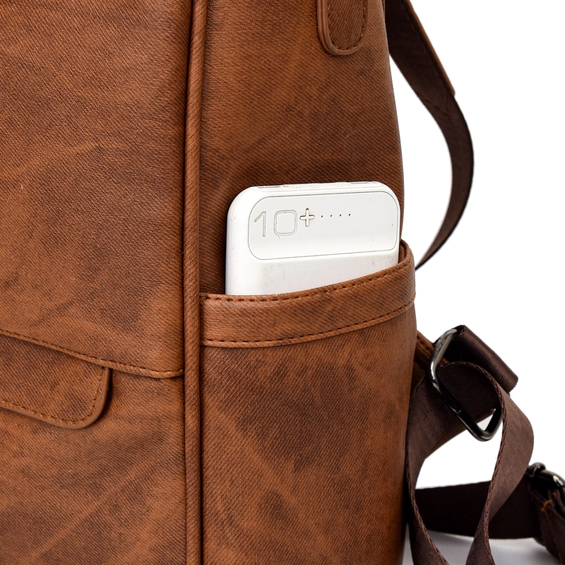 MOCHILA MOVAC ANTIRROBO CHIC PARA MUJER DE CUERO PU MULTIUSO - 3