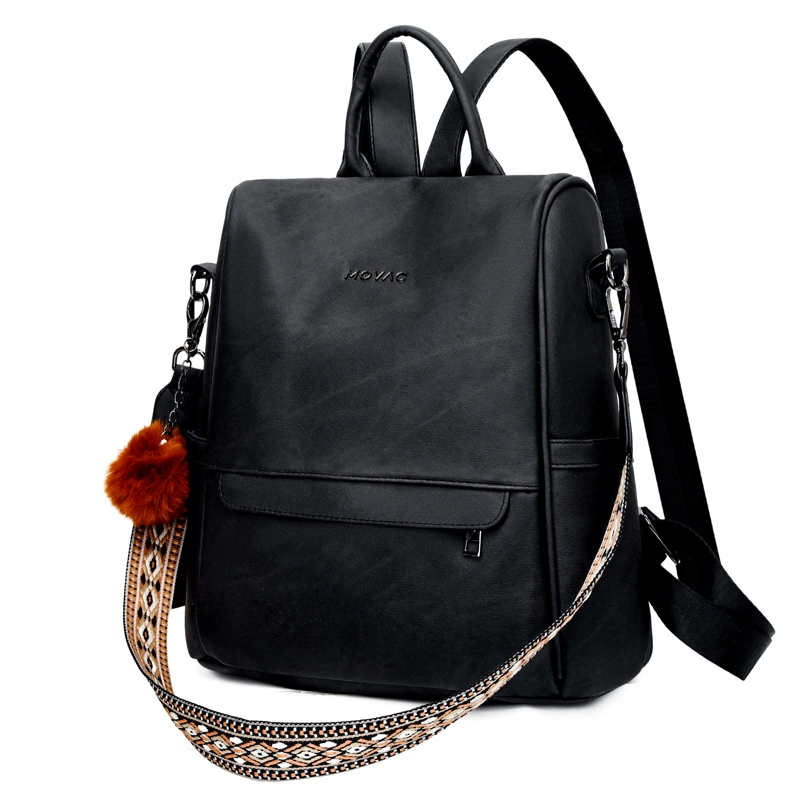 MOCHILA MOVAC ANTIRROBO CHIC PARA MUJER DE CUERO PU MULTIUSO - 5