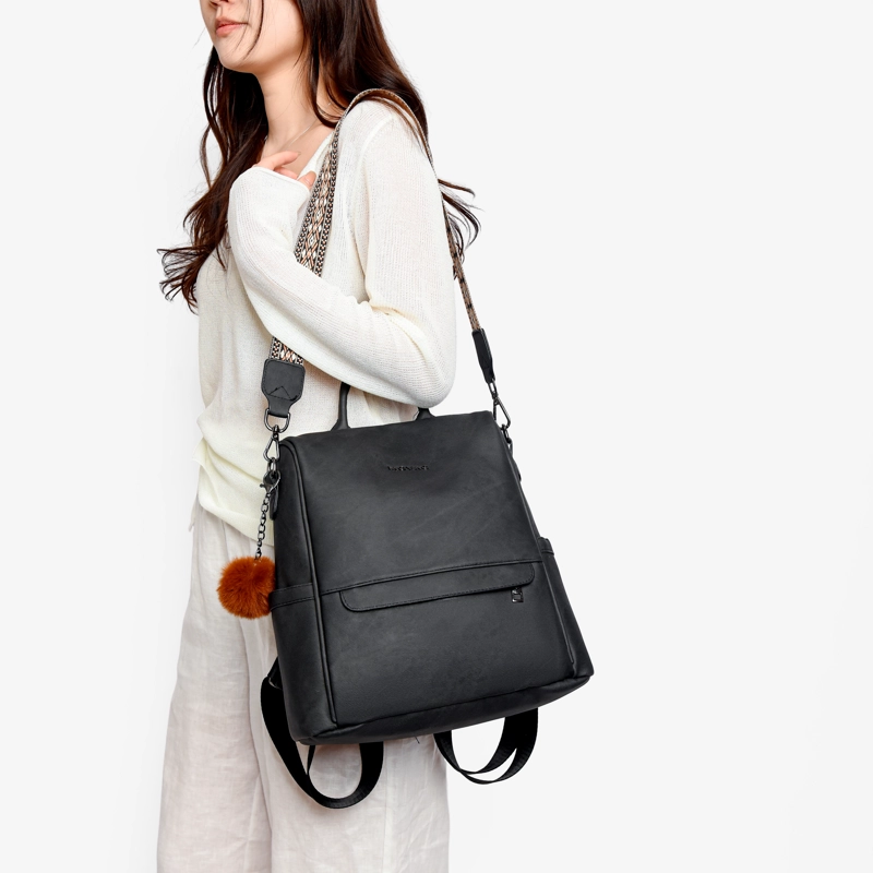 MOCHILA MOVAC ANTIRROBO CHIC PARA MUJER DE CUERO PU MULTIUSO - 6