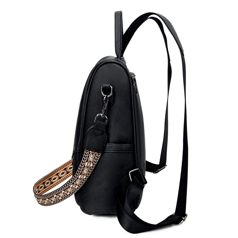 MOCHILA MOVAC ANTIRROBO CHIC PARA MUJER DE CUERO PU MULTIUSO - 7