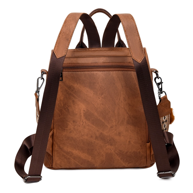 MOCHILA MOVAC ANTIRROBO CHIC PARA MUJER DE CUERO PU MULTIUSO - 8