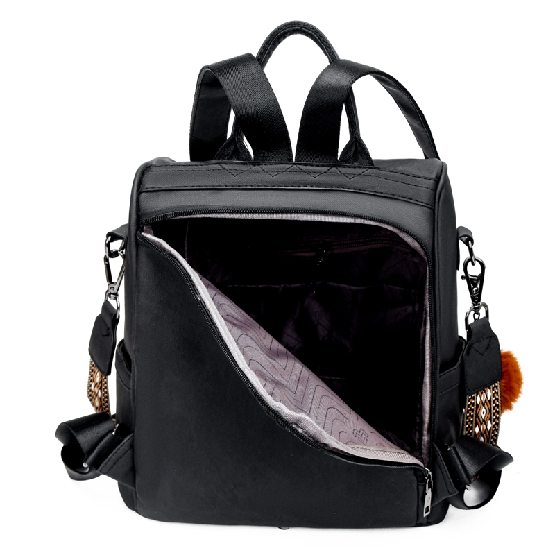 MOCHILA MOVAC ANTIRROBO CHIC PARA MUJER DE CUERO PU MULTIUSO - 8